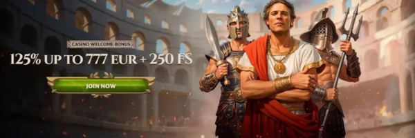 Lanista Casino bonus 125% do 777 €